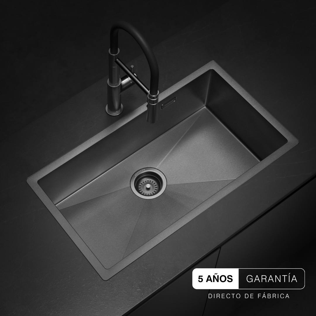 JOHNSON SIGNATURE ENKEL INOX PILETA 75*42*22 CMS C/ACCESORIOS