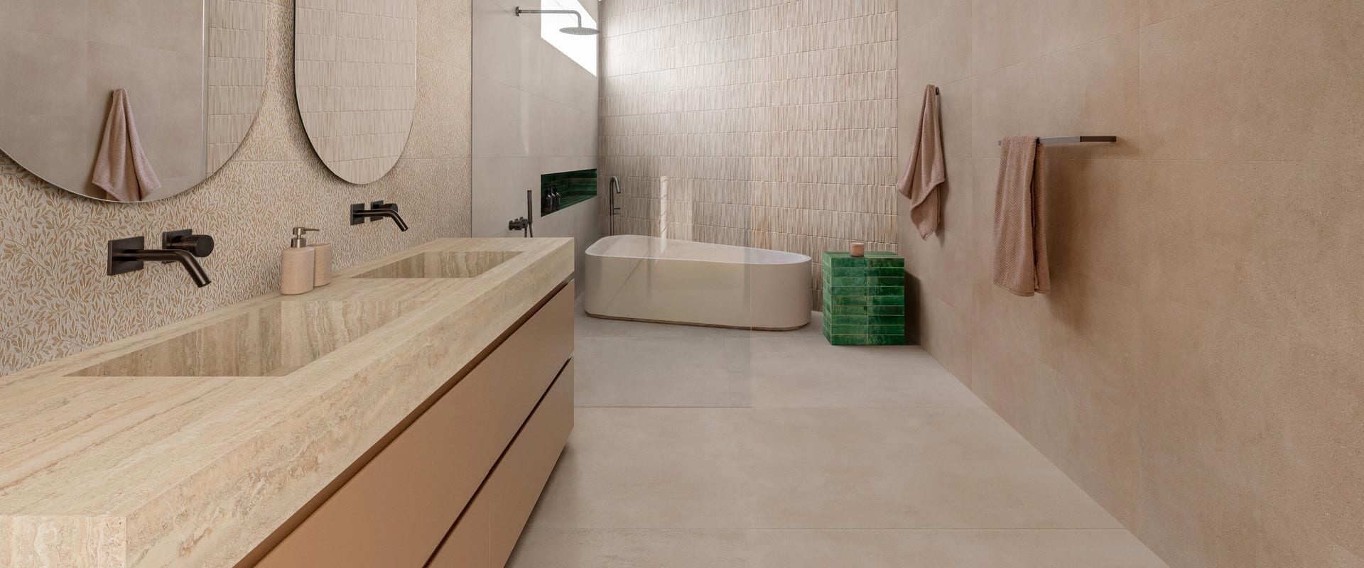 MARAZZI SLOW WALL DECORO MYRTILE POMICE TOUCH 40X120