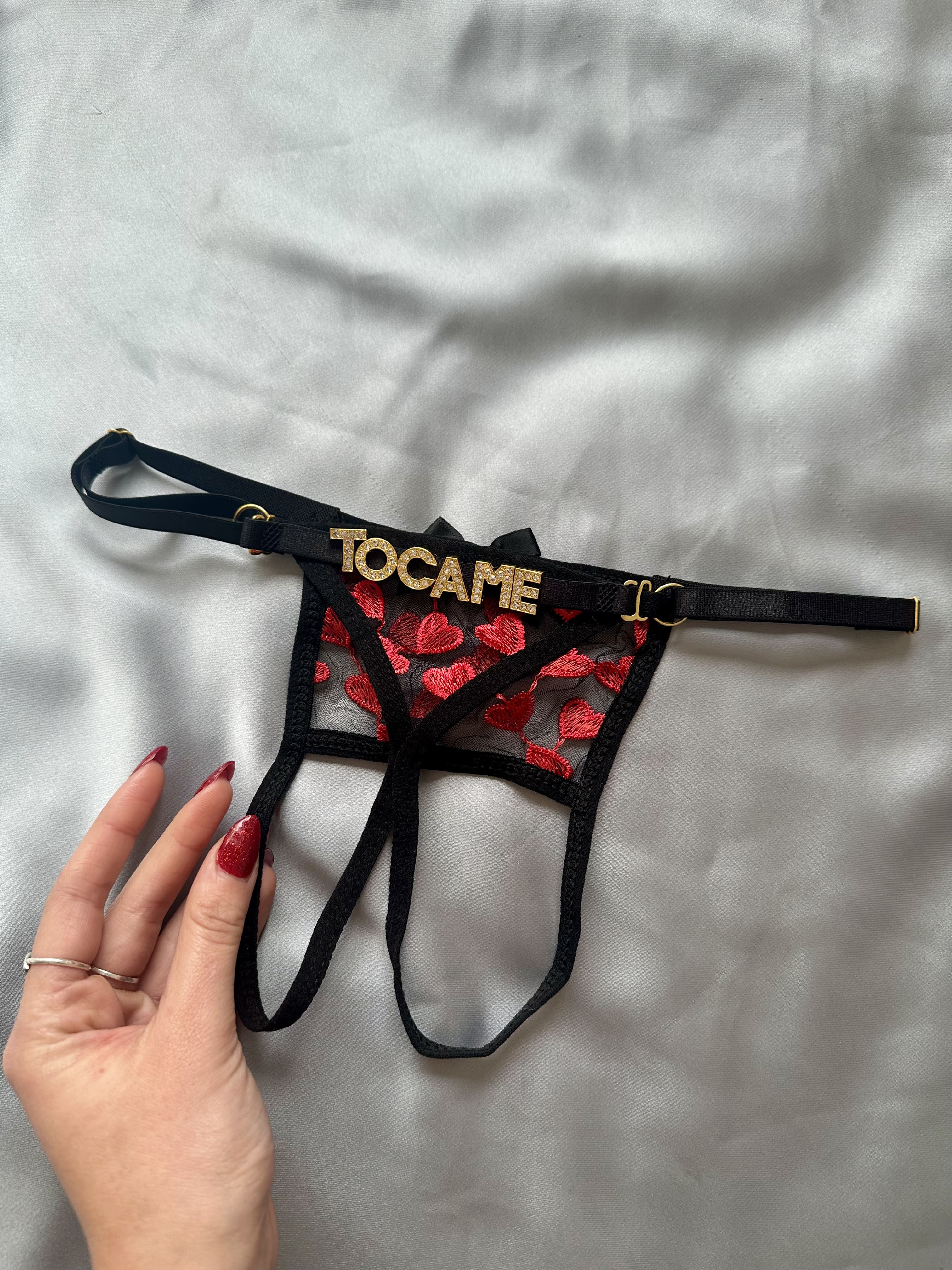 Tanga Personalizada Abierta