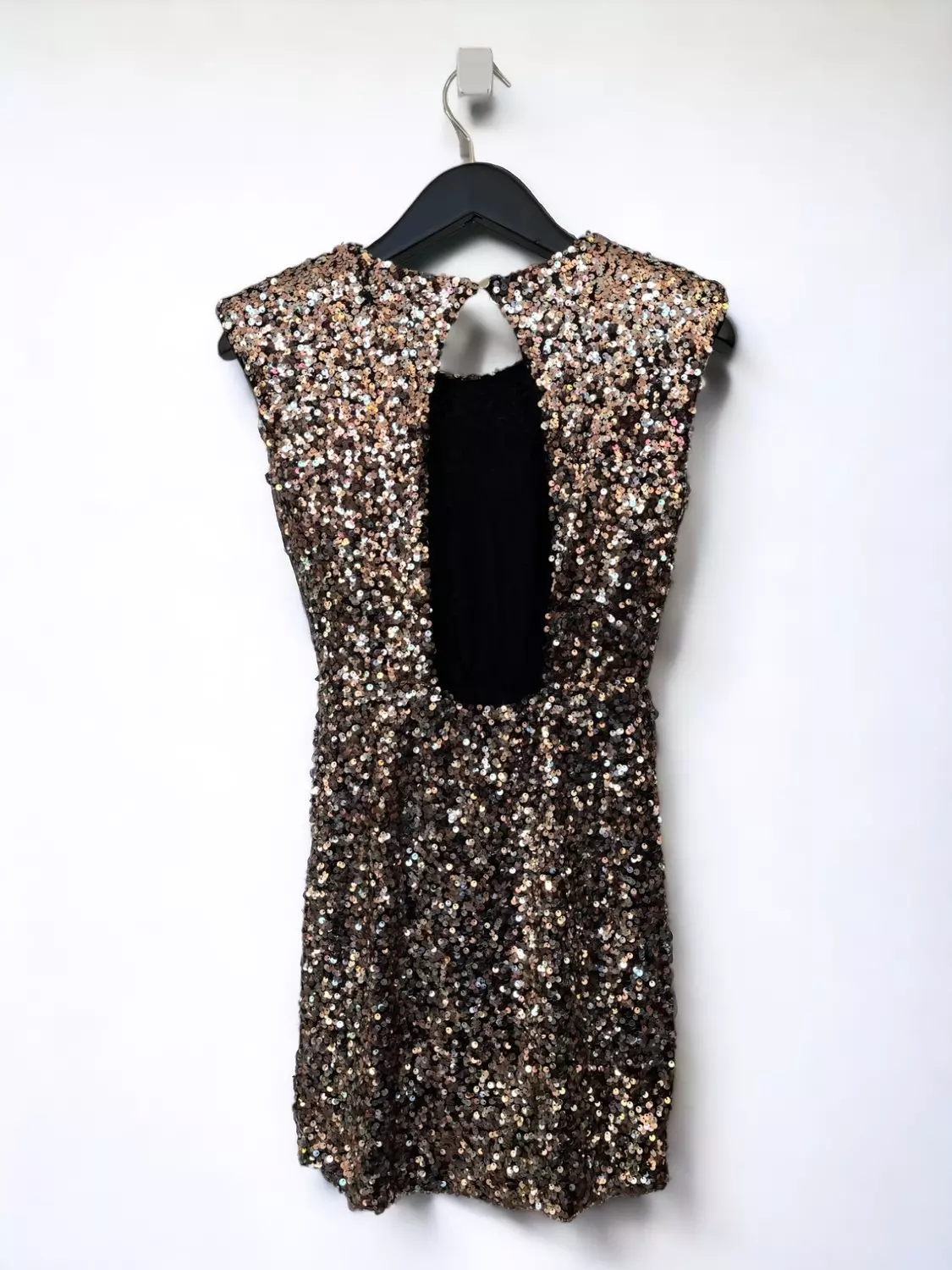Vestido Paillette Espalda