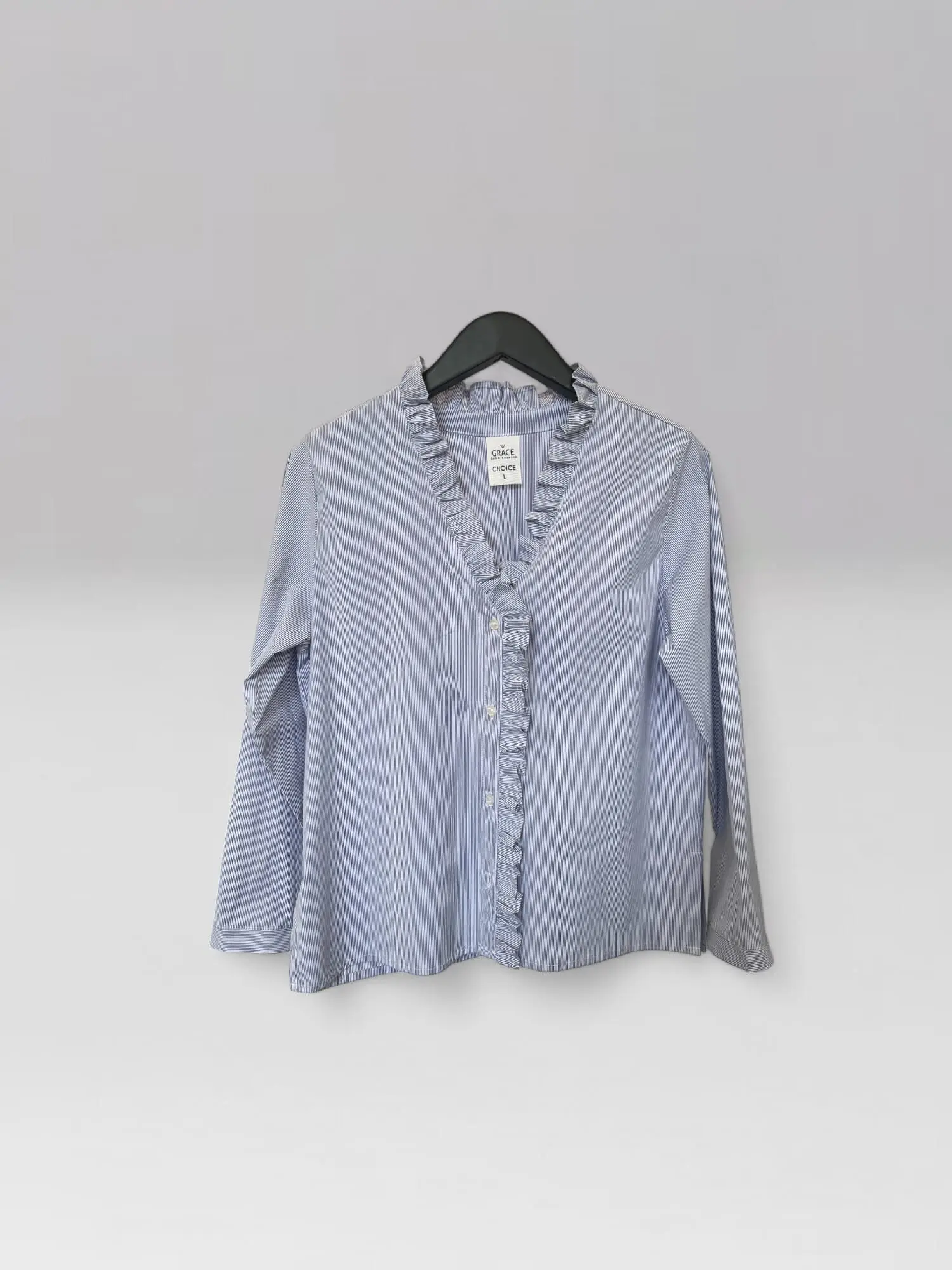 Camisa V Rayas