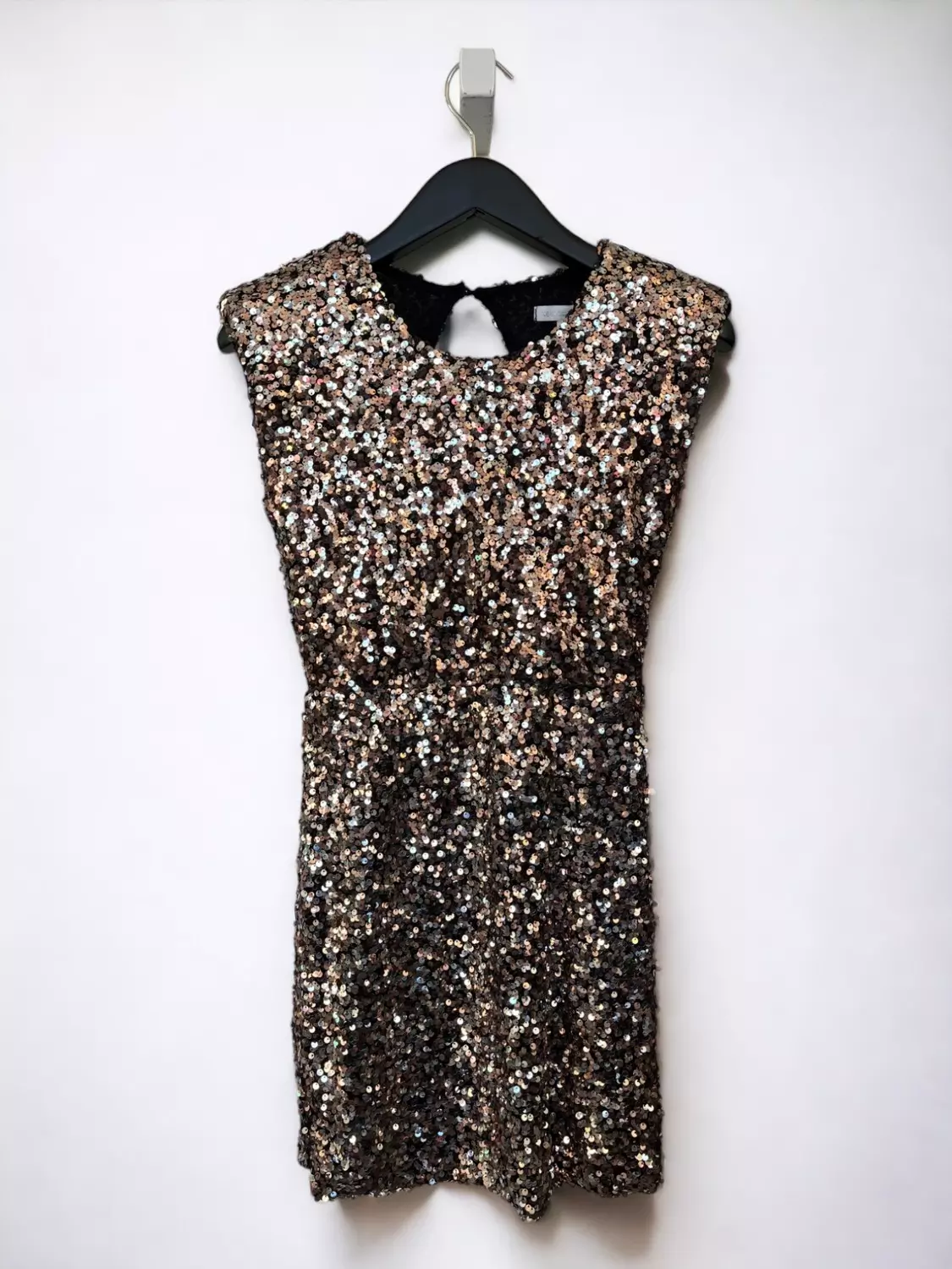 Vestido Paillette Espalda