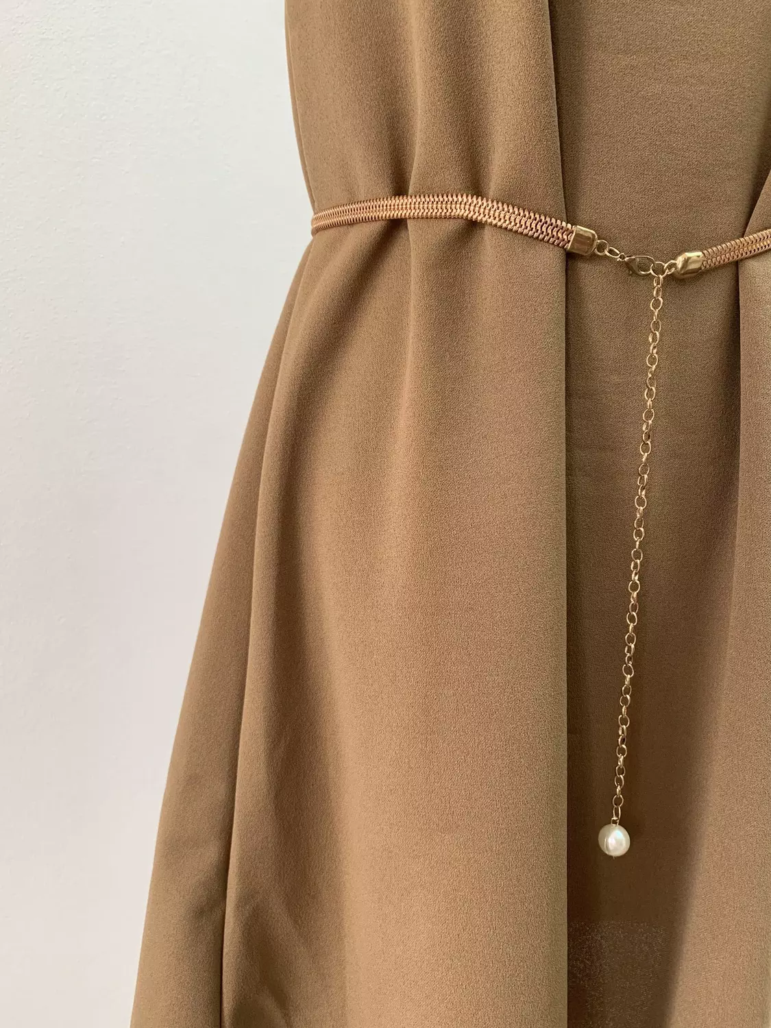 Vestido Con Cinturon