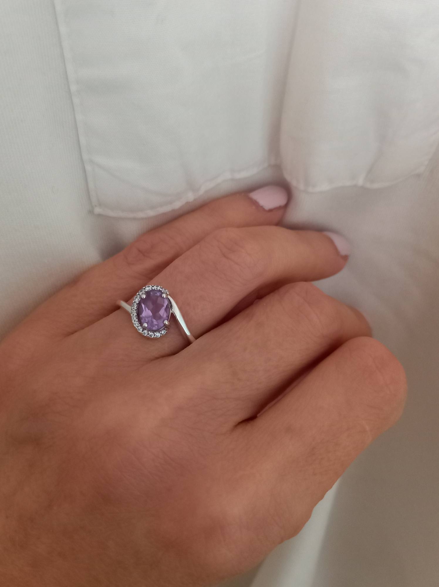 Anillo Natural violeta