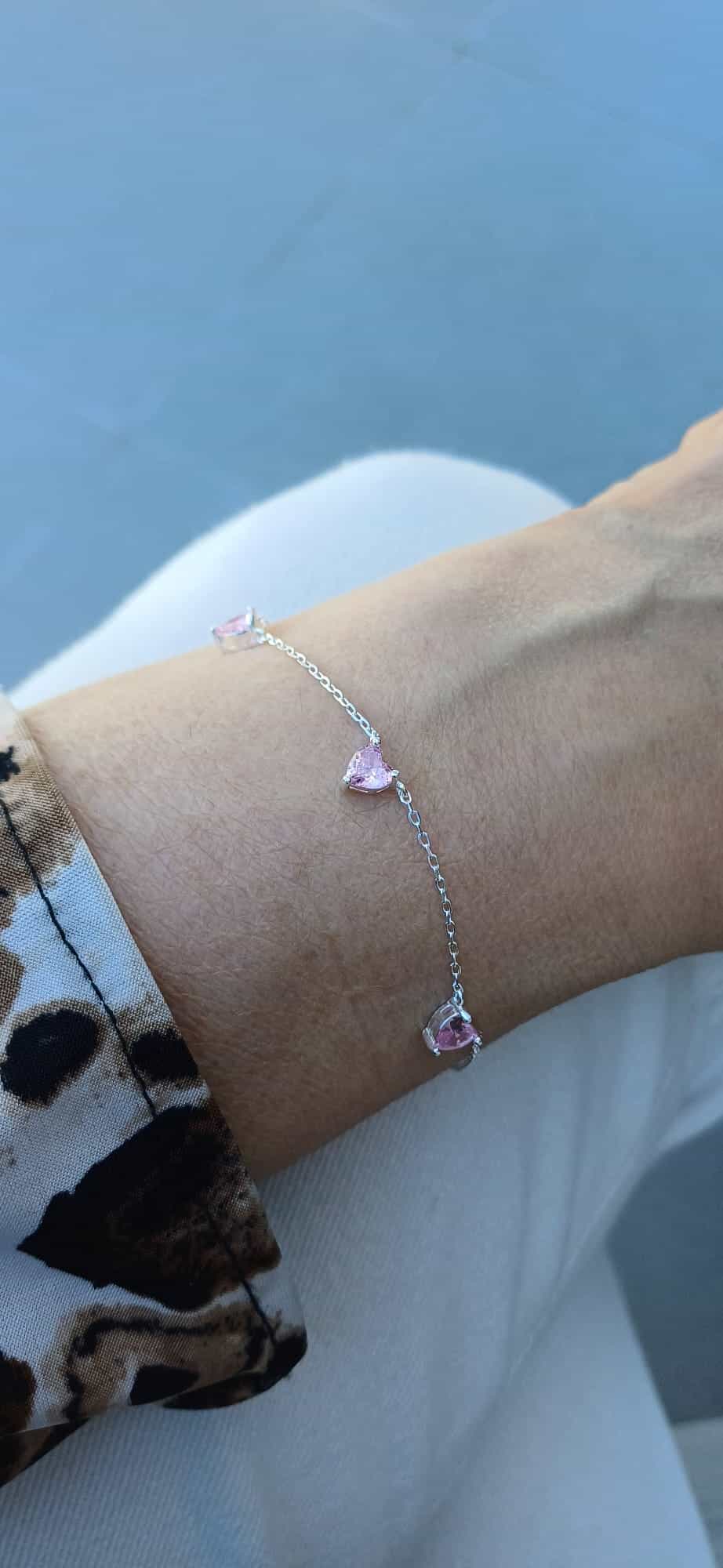 Pulsera Cintila rosa