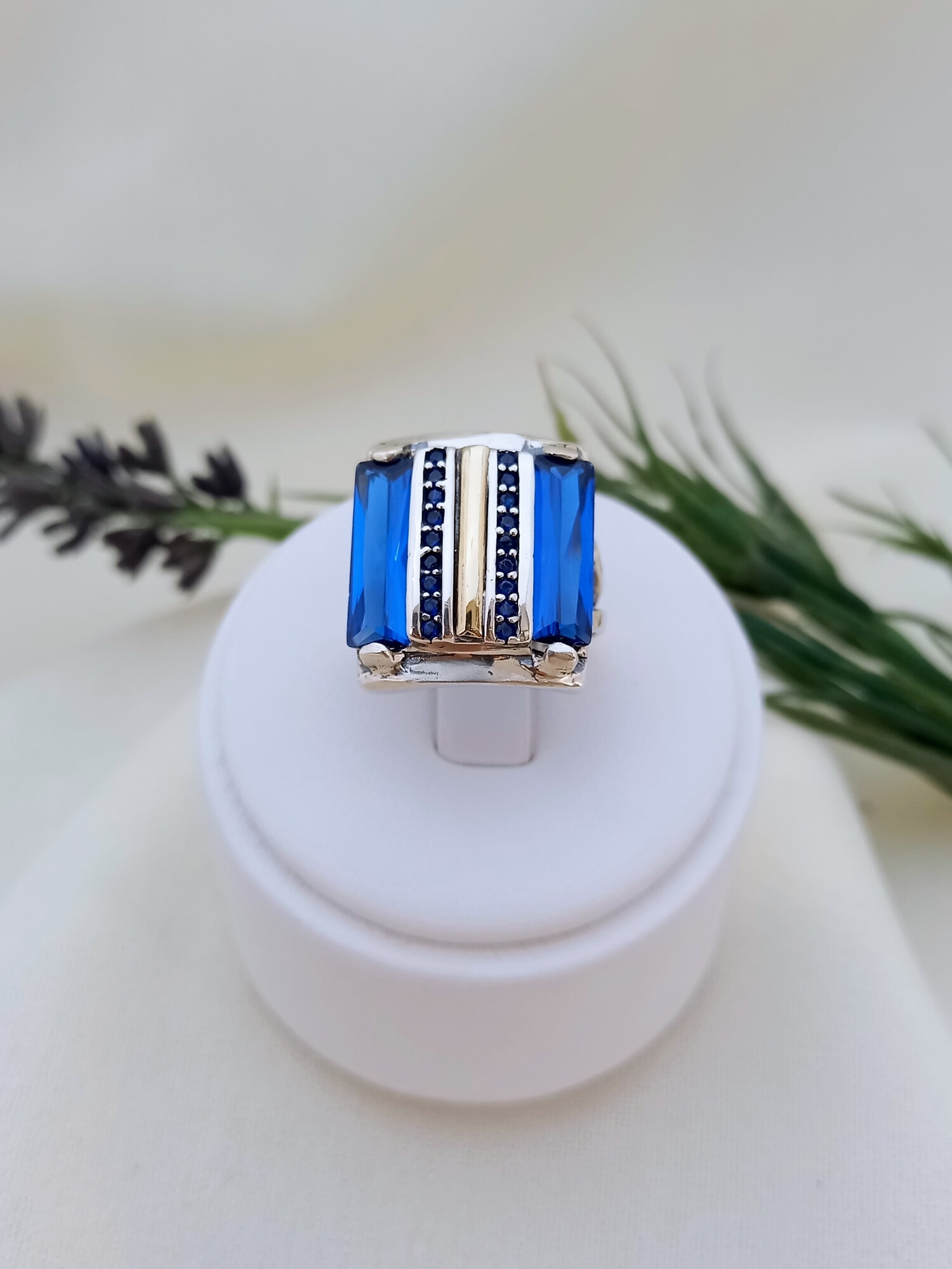 Anillo Esencia azul