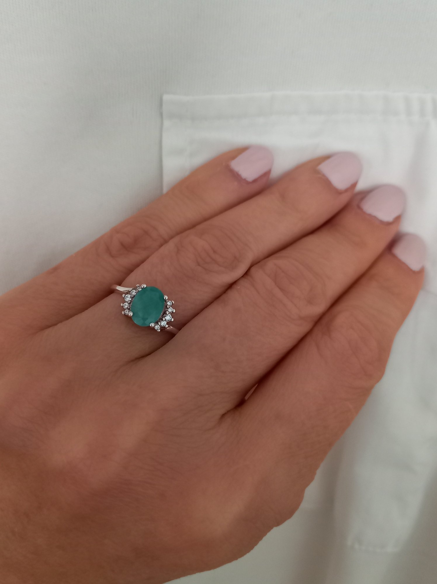 Anillo Natural verde