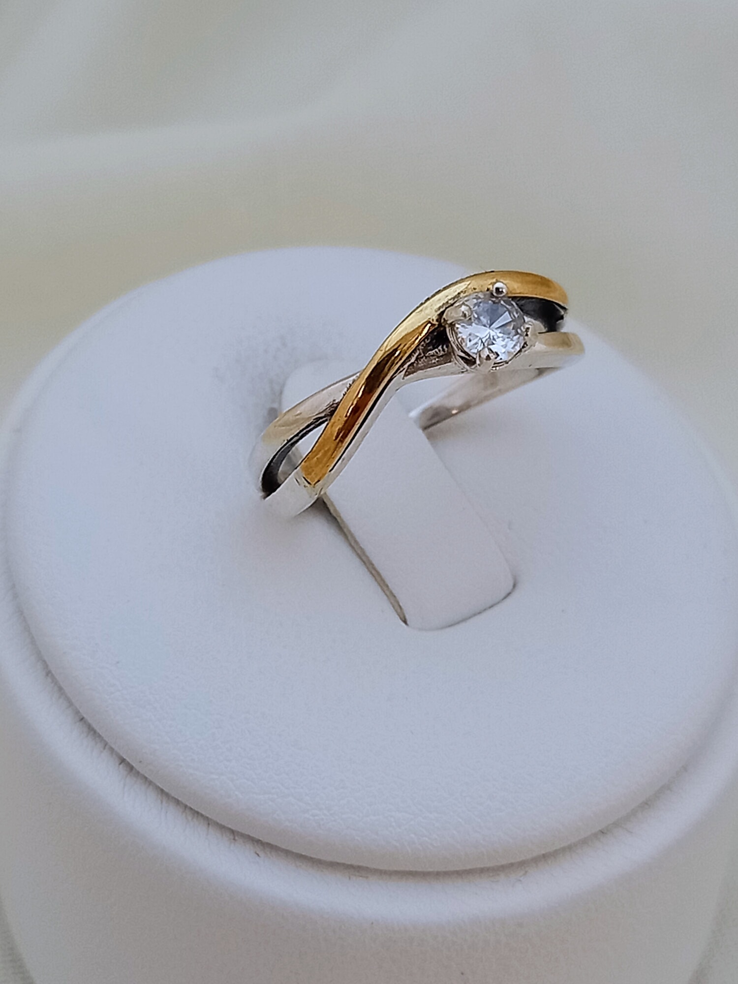 Anillo Solitario velo