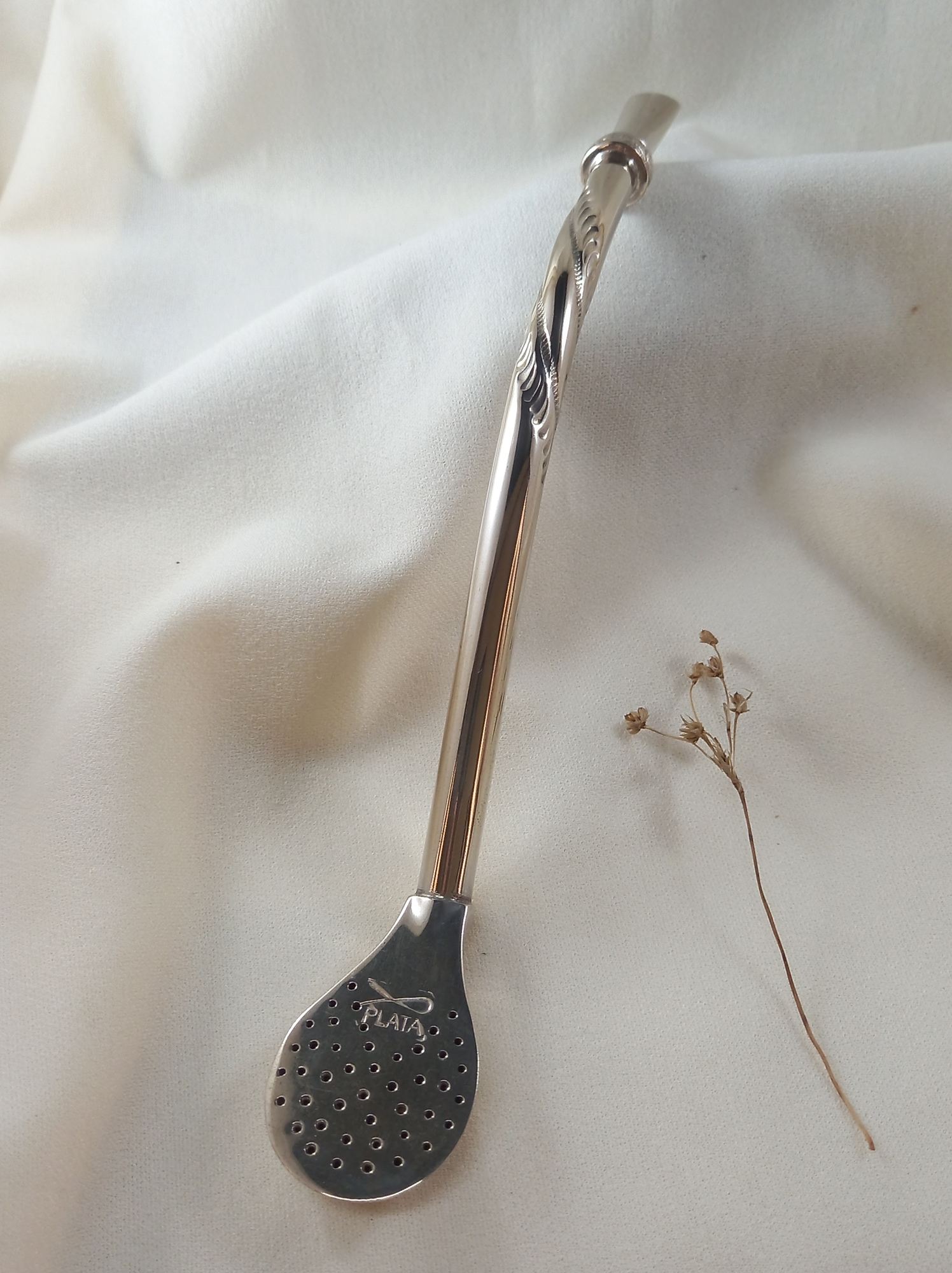 Bombilla Criolla plata