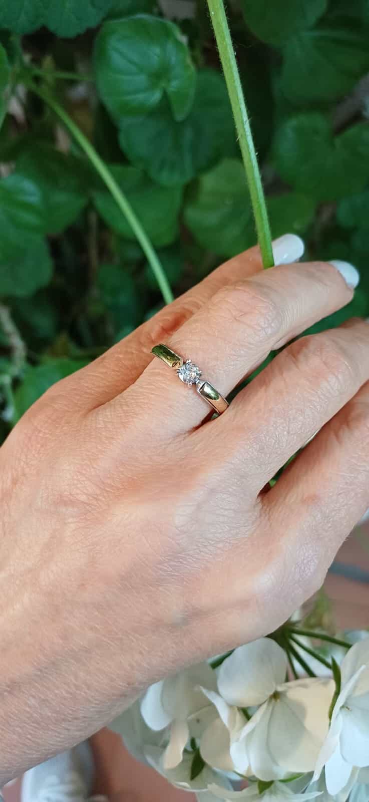 Anillo Solitario puro