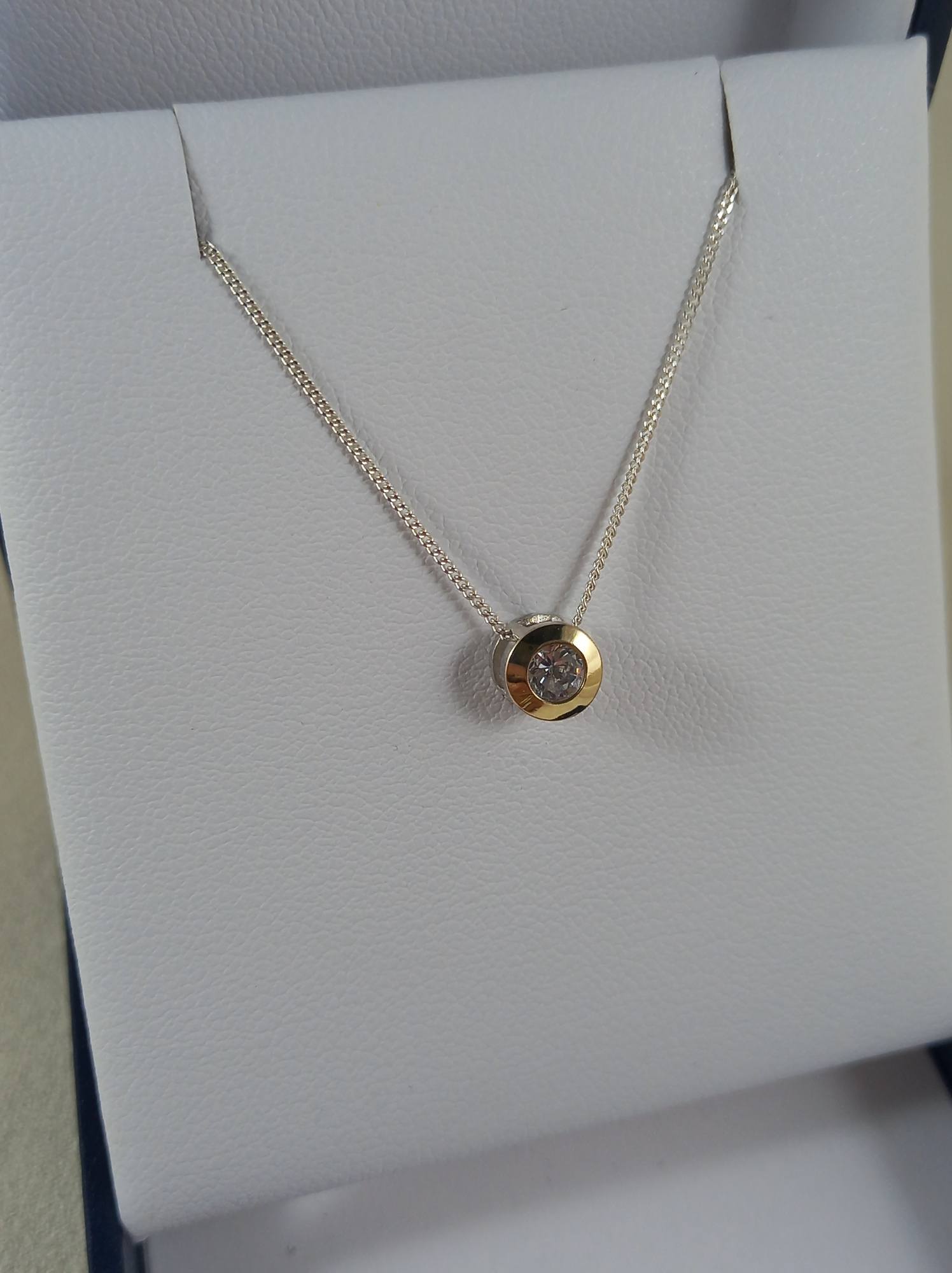 Conjunto Punto de luz plata y oro