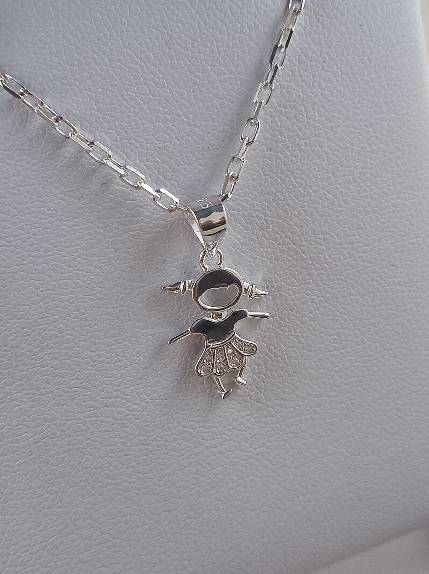 Conjunto Niña plata
