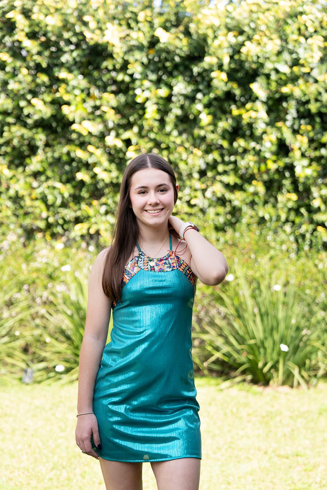 Vestido Halter Combinado