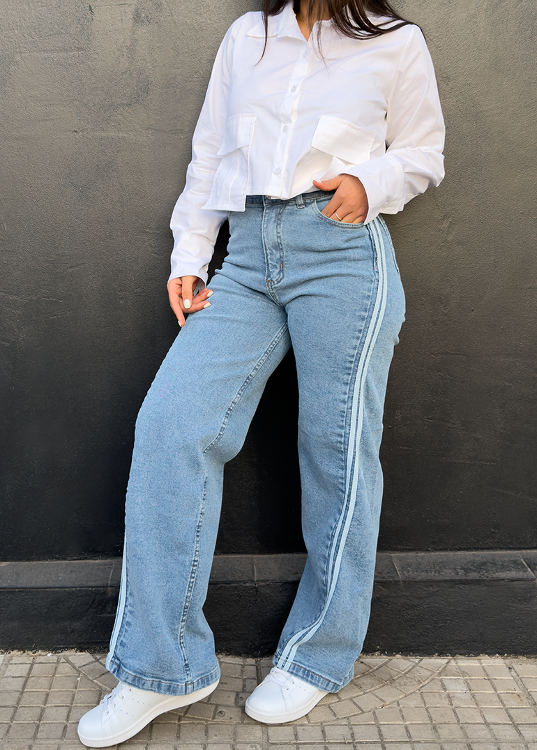 Wide leg Rayado
