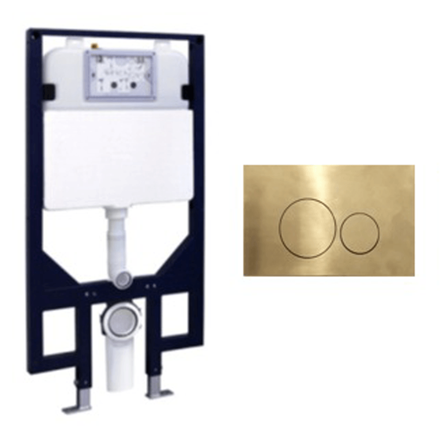 Estructura + Cisterna + Tapa Brushed Gold