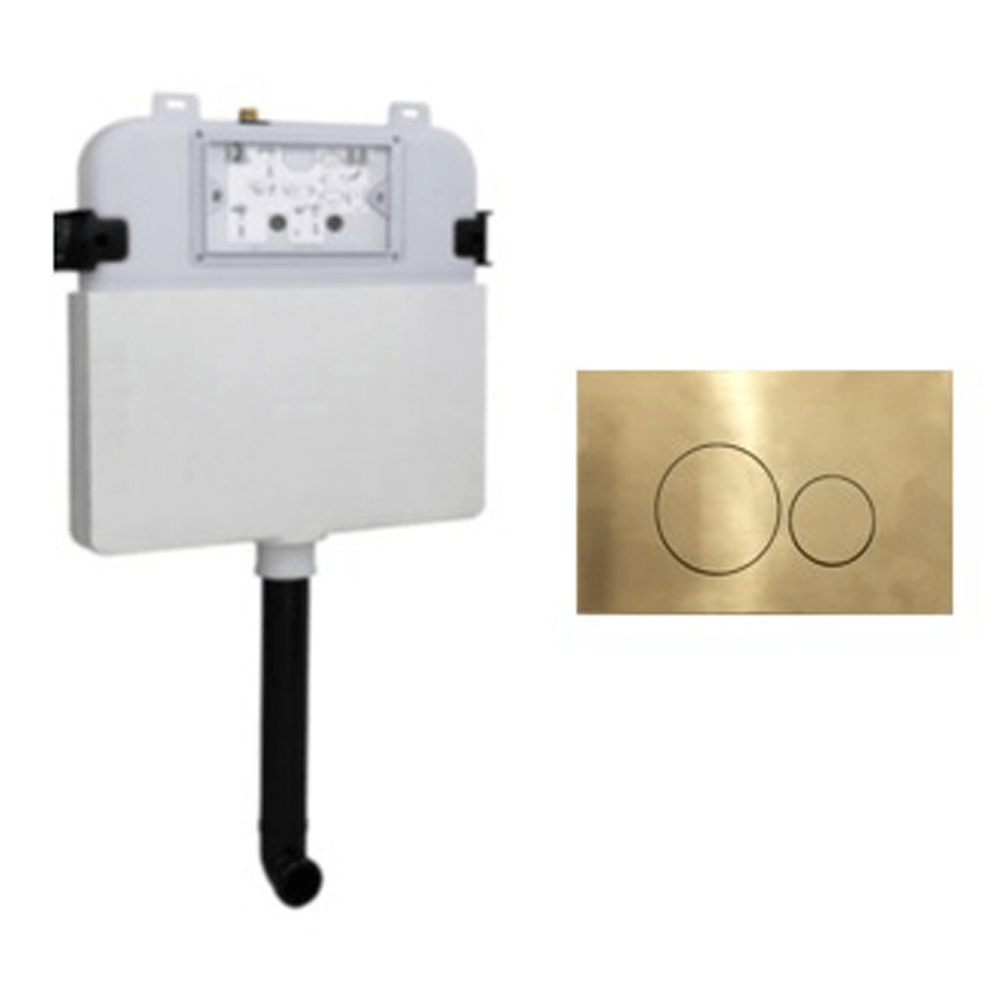 Cisterna de Embutir + Tapa Brushed Gold