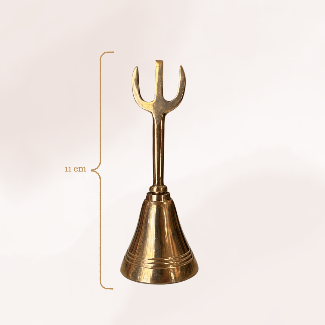 Campana bronce tridente hembra