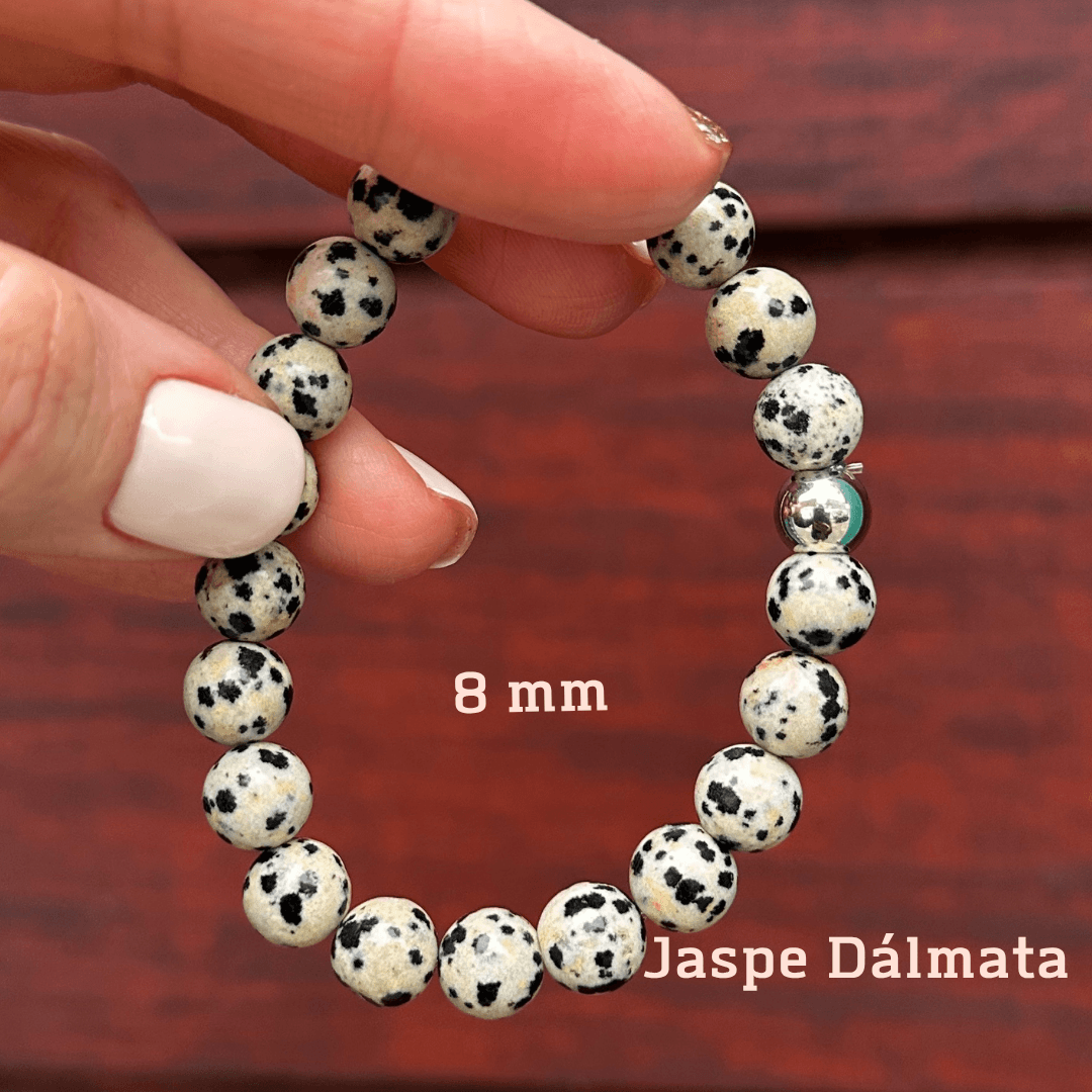 Pulsera Jaspe Dálmata