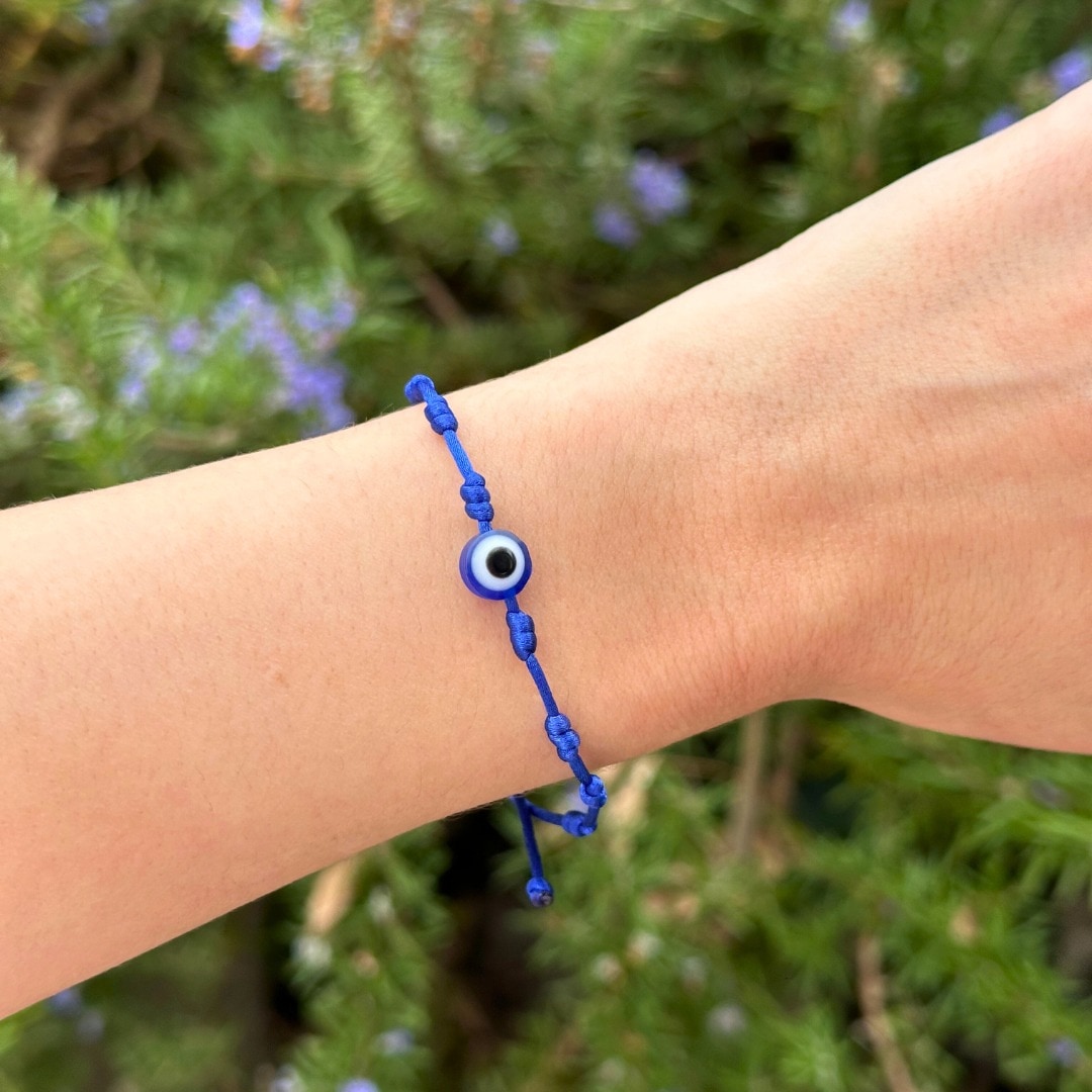 Pulsera 7 nudos y Ojo Turco