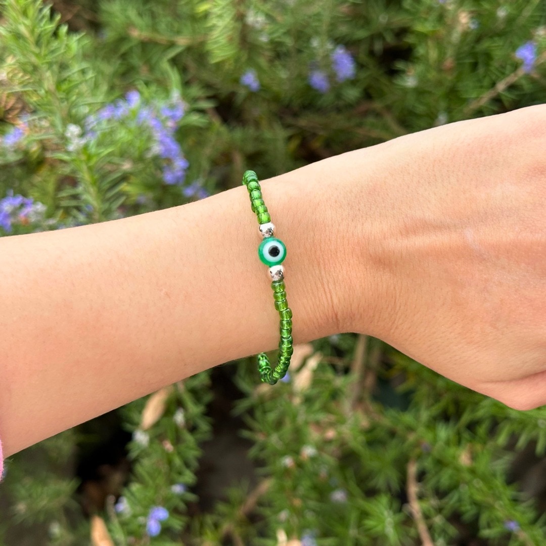 Pulsera Ojo Turco de mostacillas