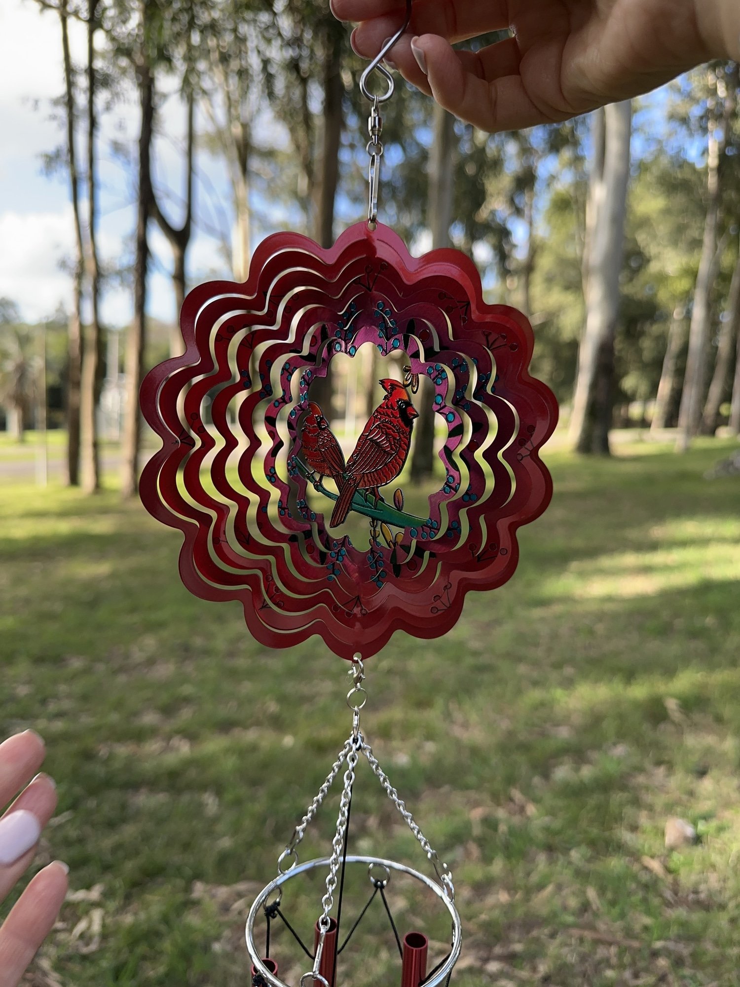 Mandala con llamador de ángel Pájaro