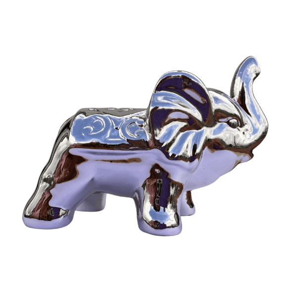 Elefante plateado