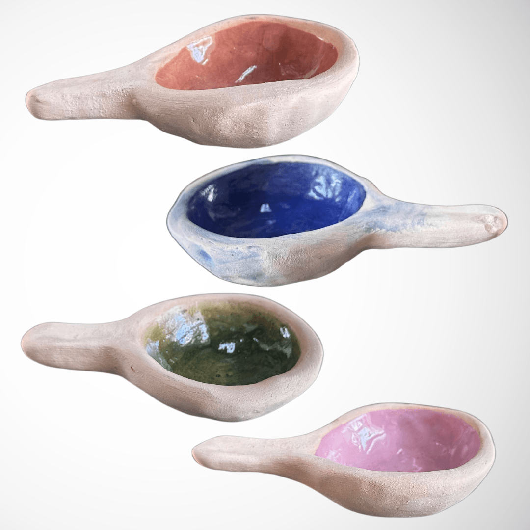Cuenco quemador Ceramica con laceado