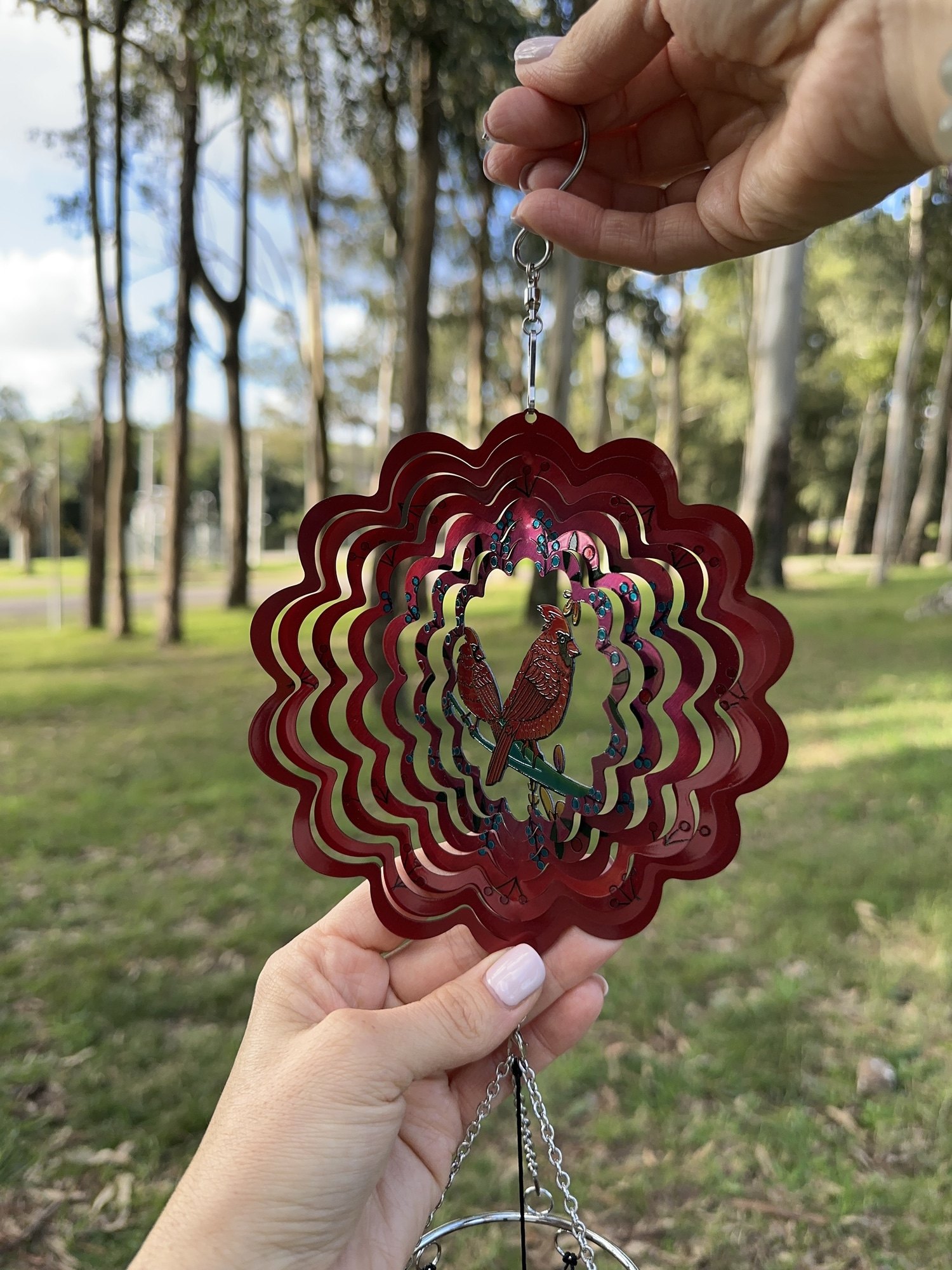 Mandala con llamador de ángel Pájaro