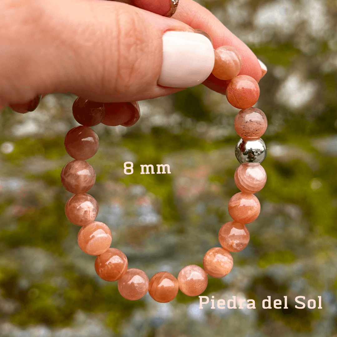 Pulsera Piedra de Sol 8mm