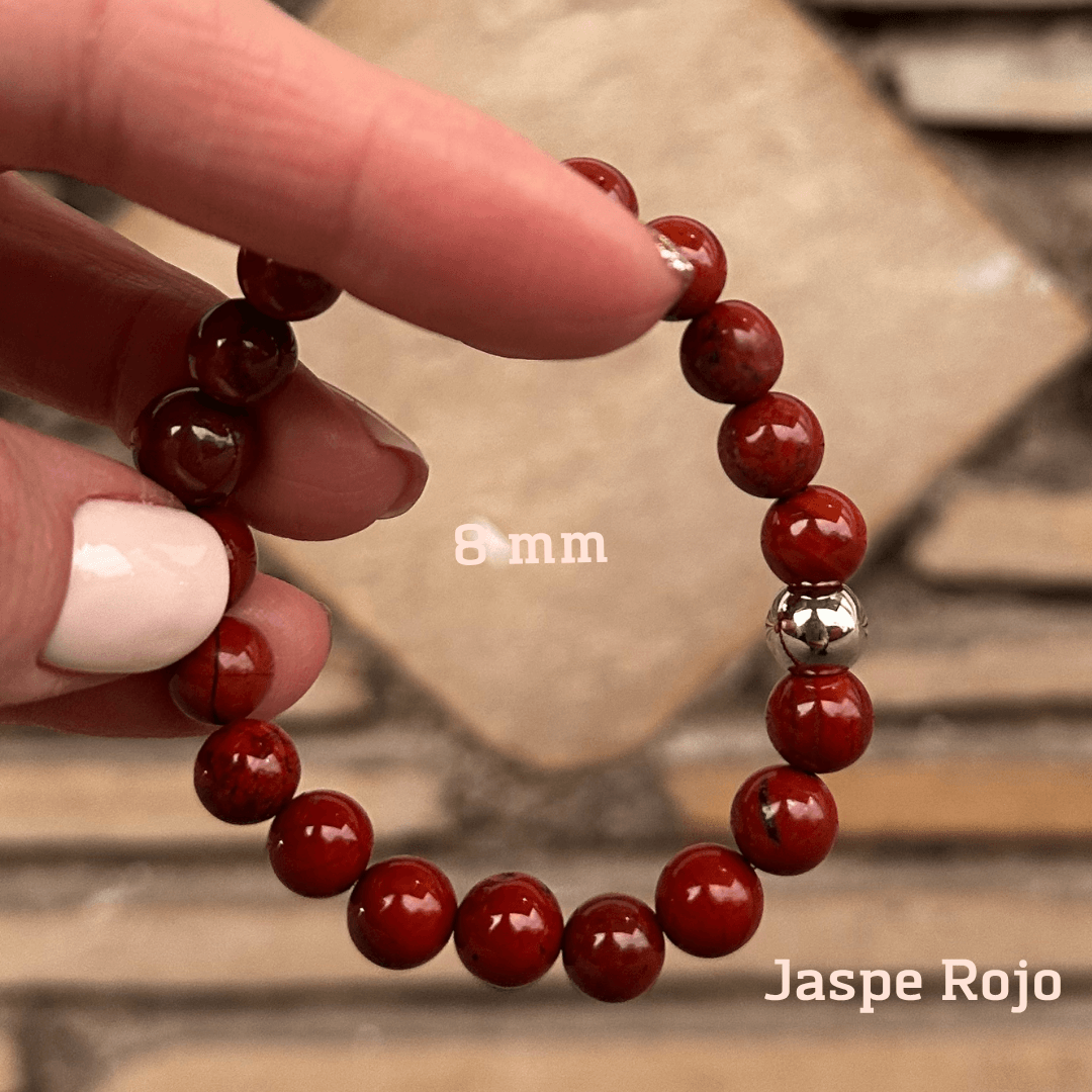 Pulsera Jaspe Rojo