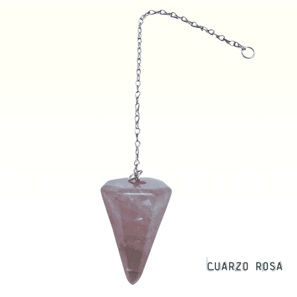 Péndulo Cuarzo Rosa