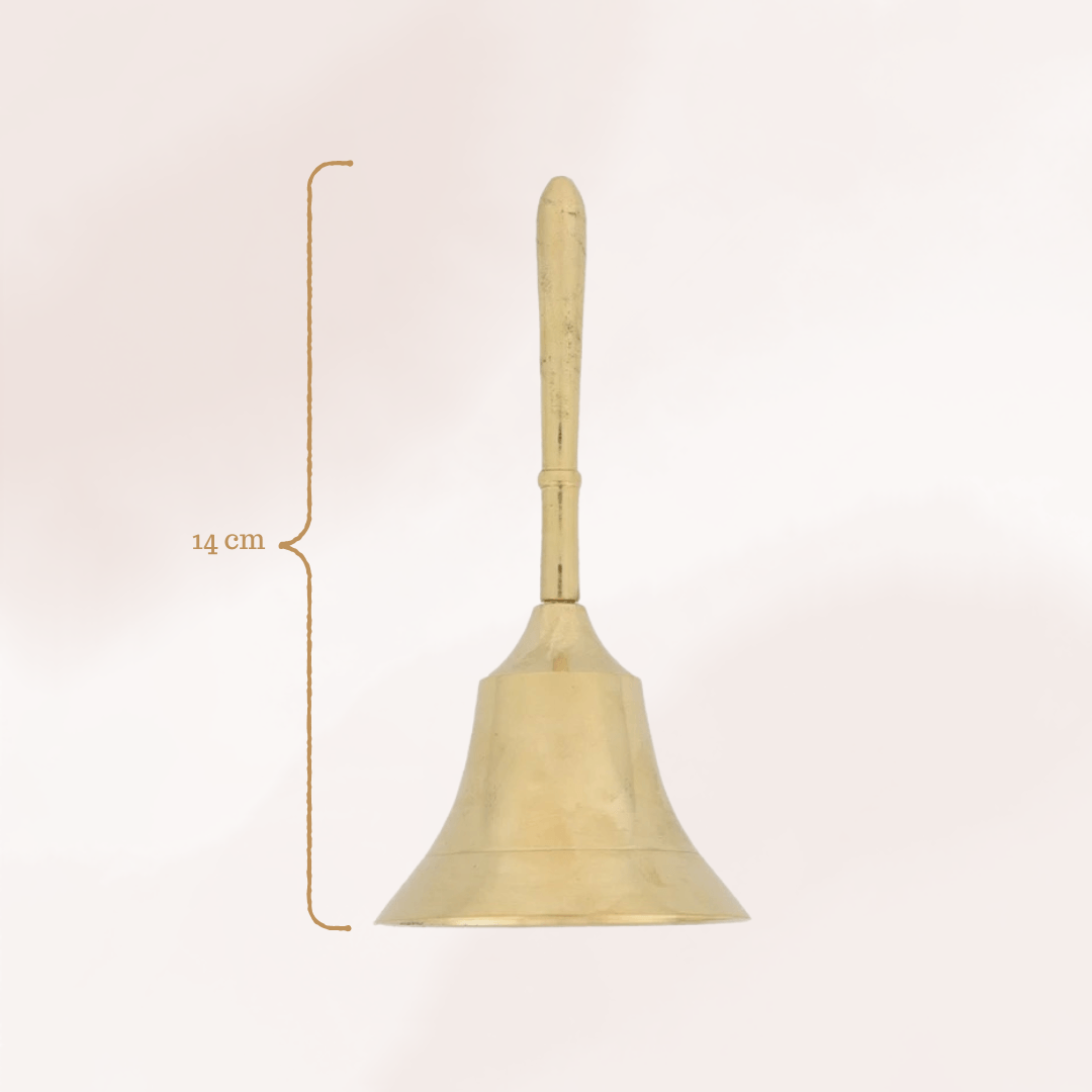 Campana bronce grande lisa