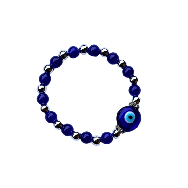 Pulsera Ojo Turco con plateado