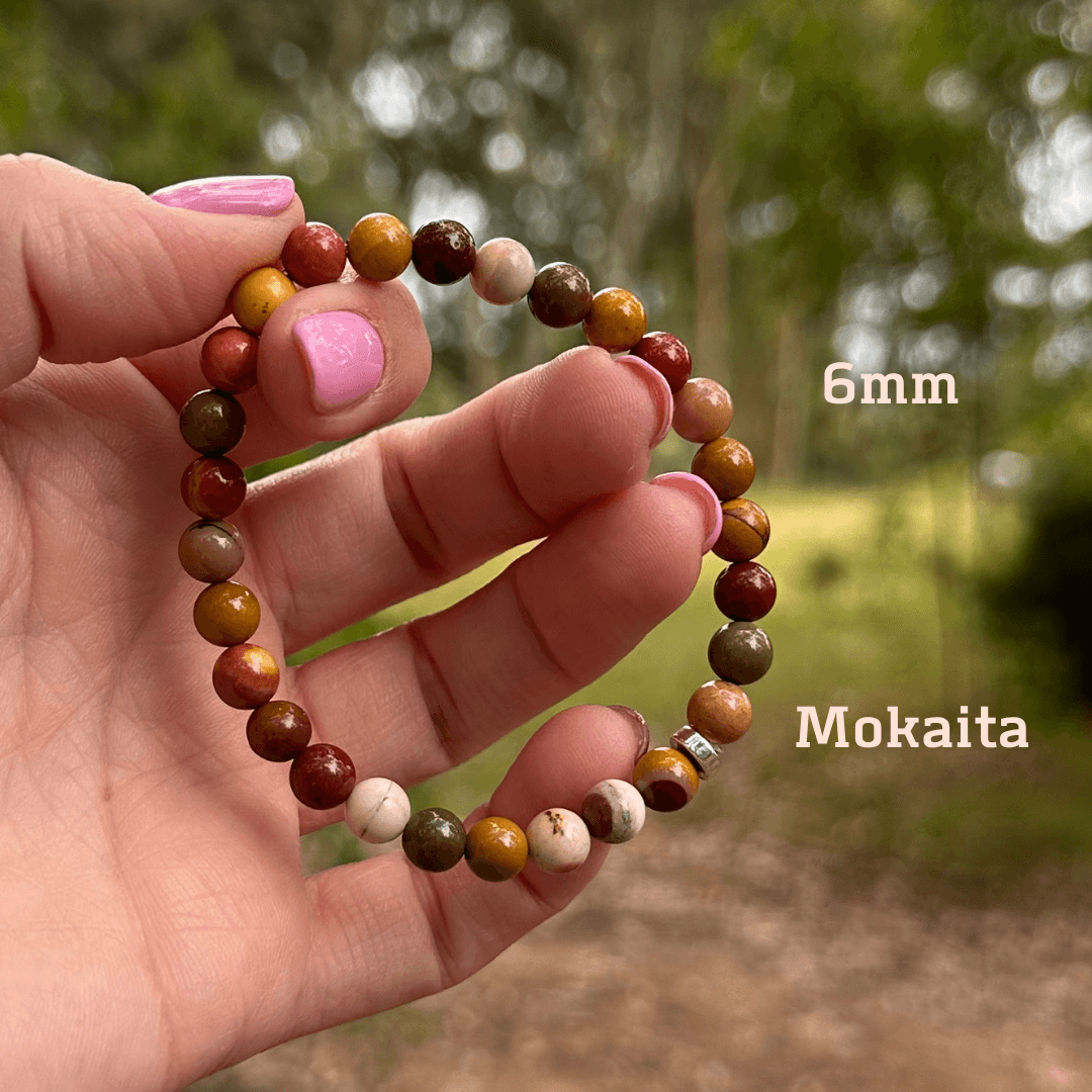 Pulsera Mokaita 6mm