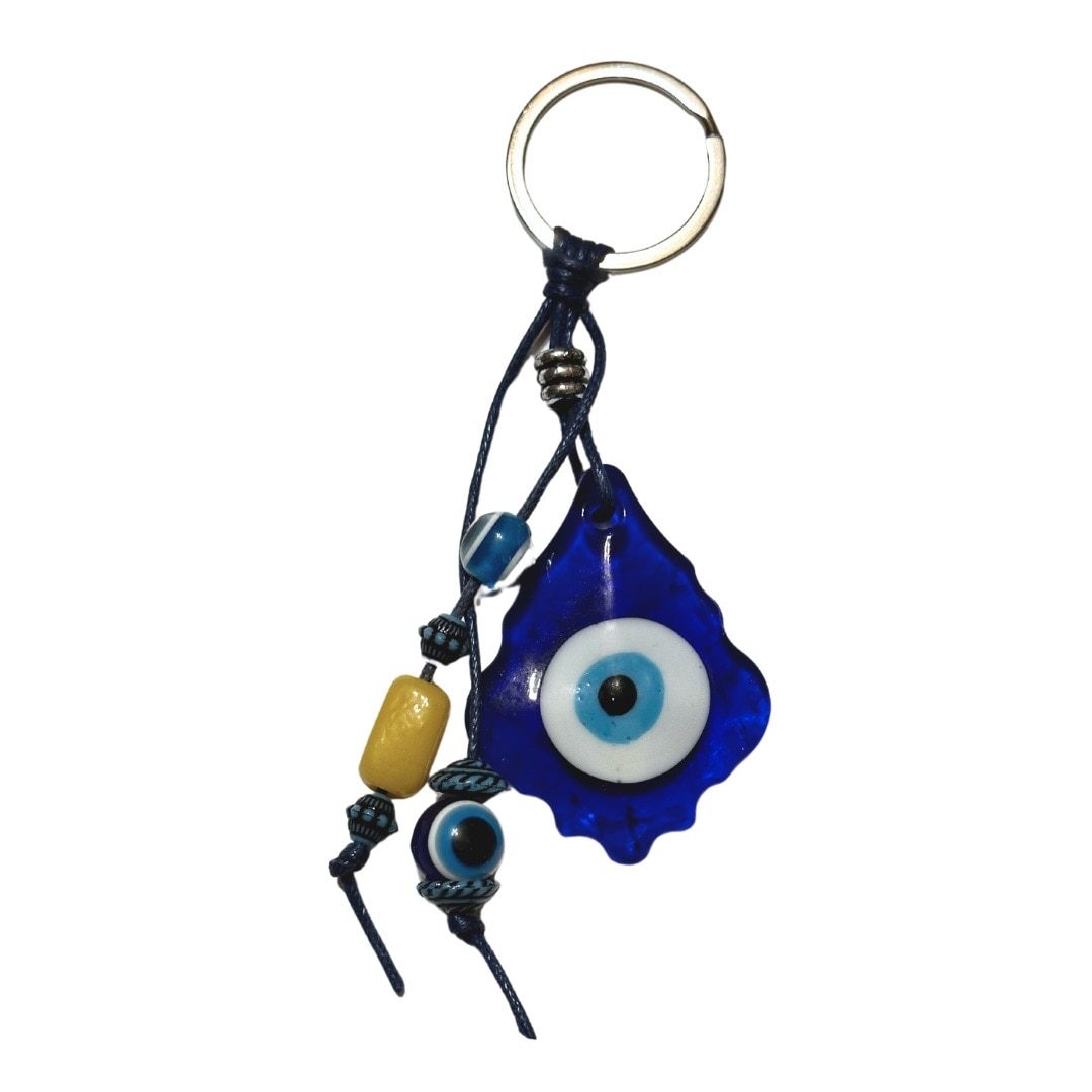 Llavero de Ojo Turco en Cuerno