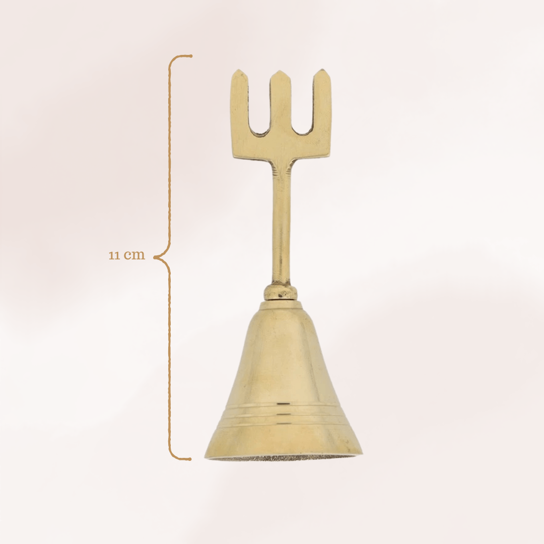 Campana bronce tridente macho