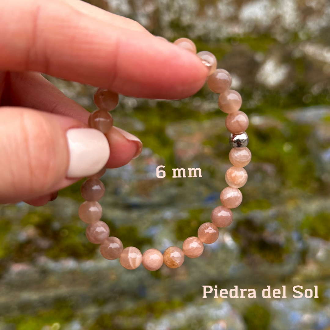 Pulsera Piedra de Sol 6mm