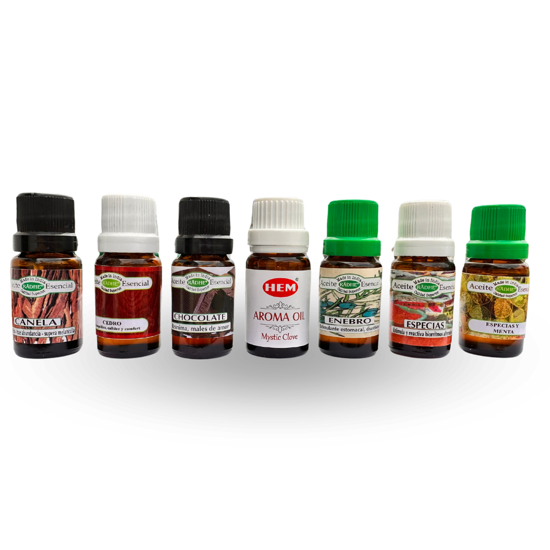 Aceites esencial hierbas y plantas