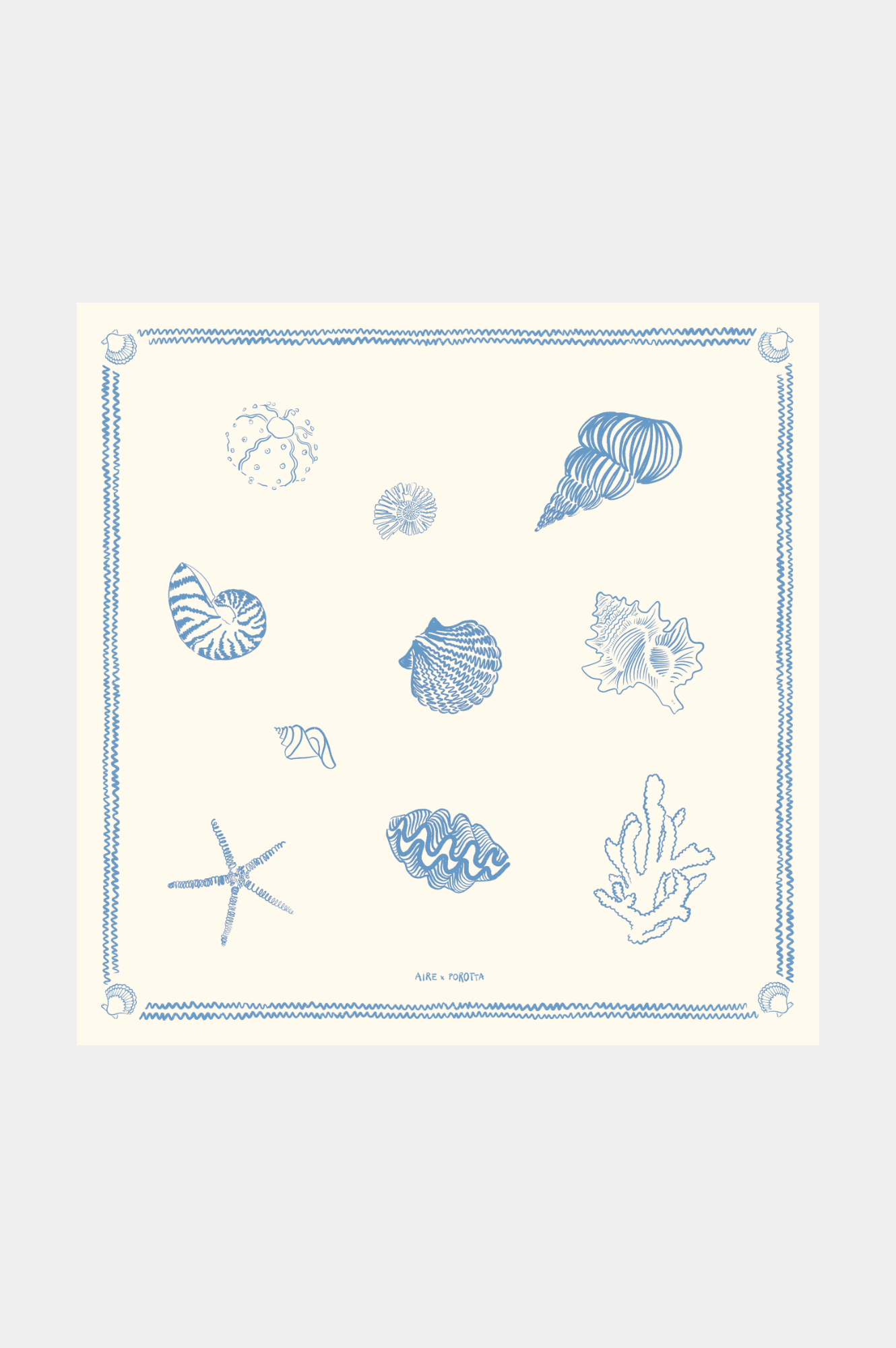 PAÑUELO MARINO X POROTTA ART