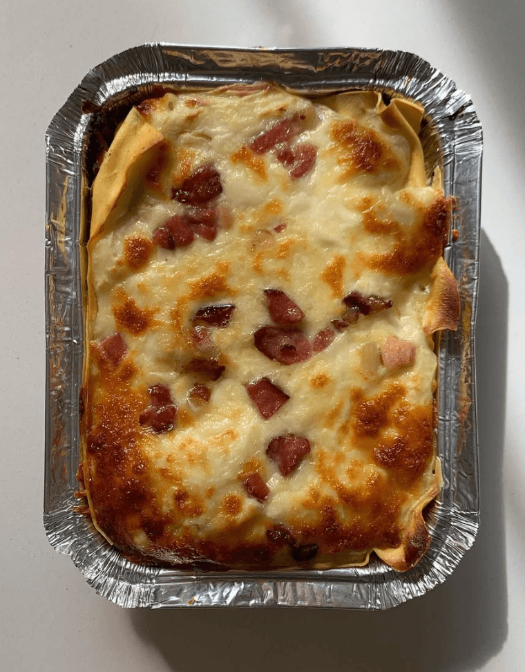 Lasaña de carne chica