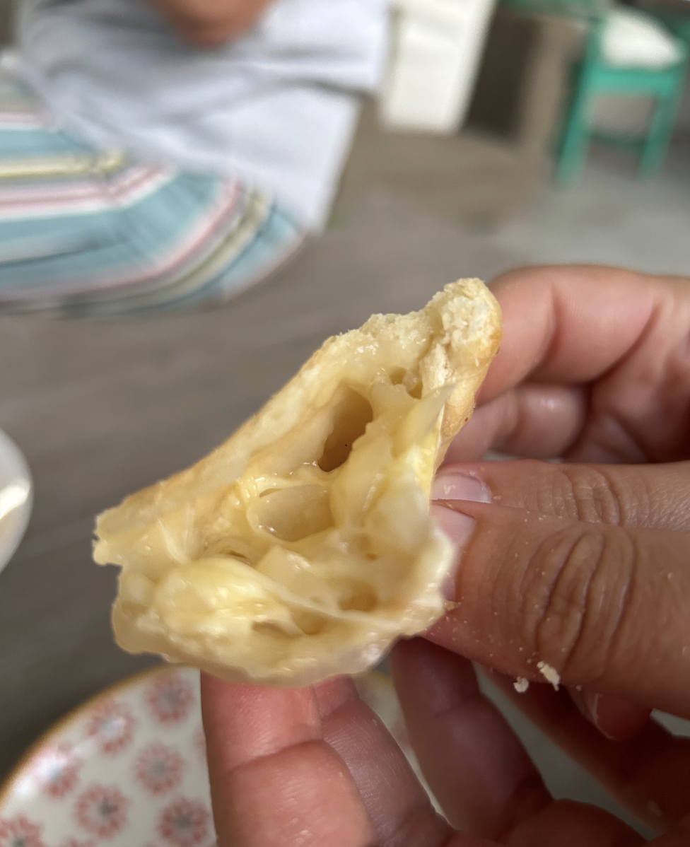 Empanadas de cebolla caramelizada y queso