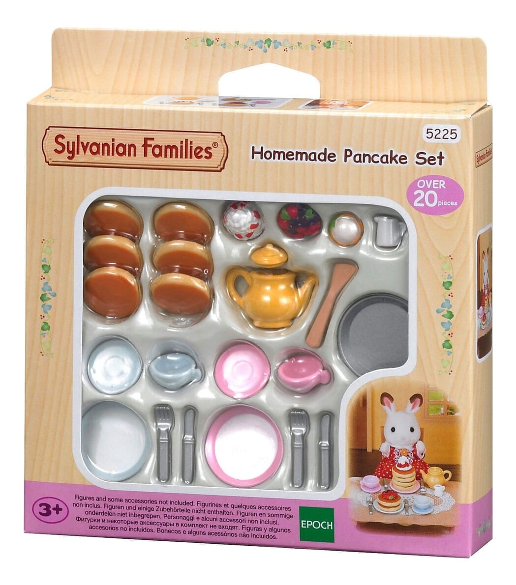 Sylvanian Families Set Accesorios Muñecas Desayuno Pancakes