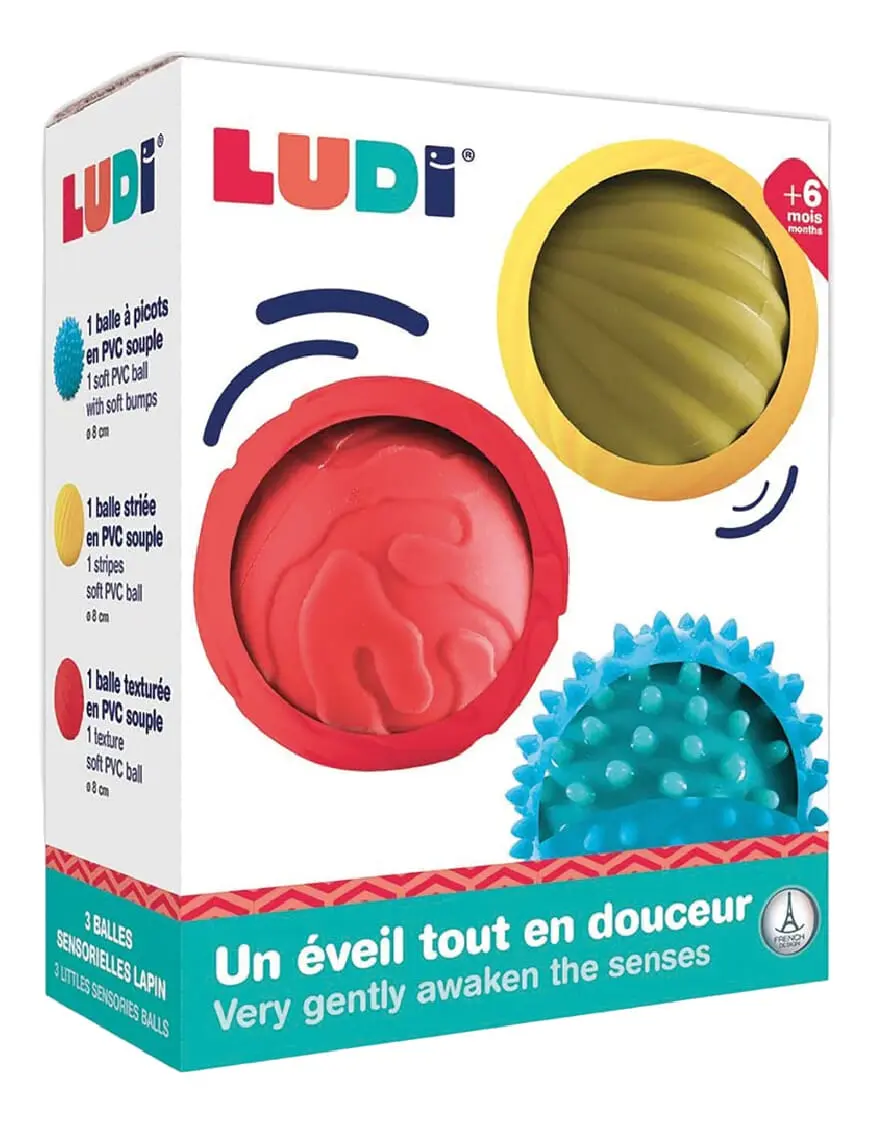 Pelotas Sensoriales Ludi Desarrollo Motriz Para Bebes Trex