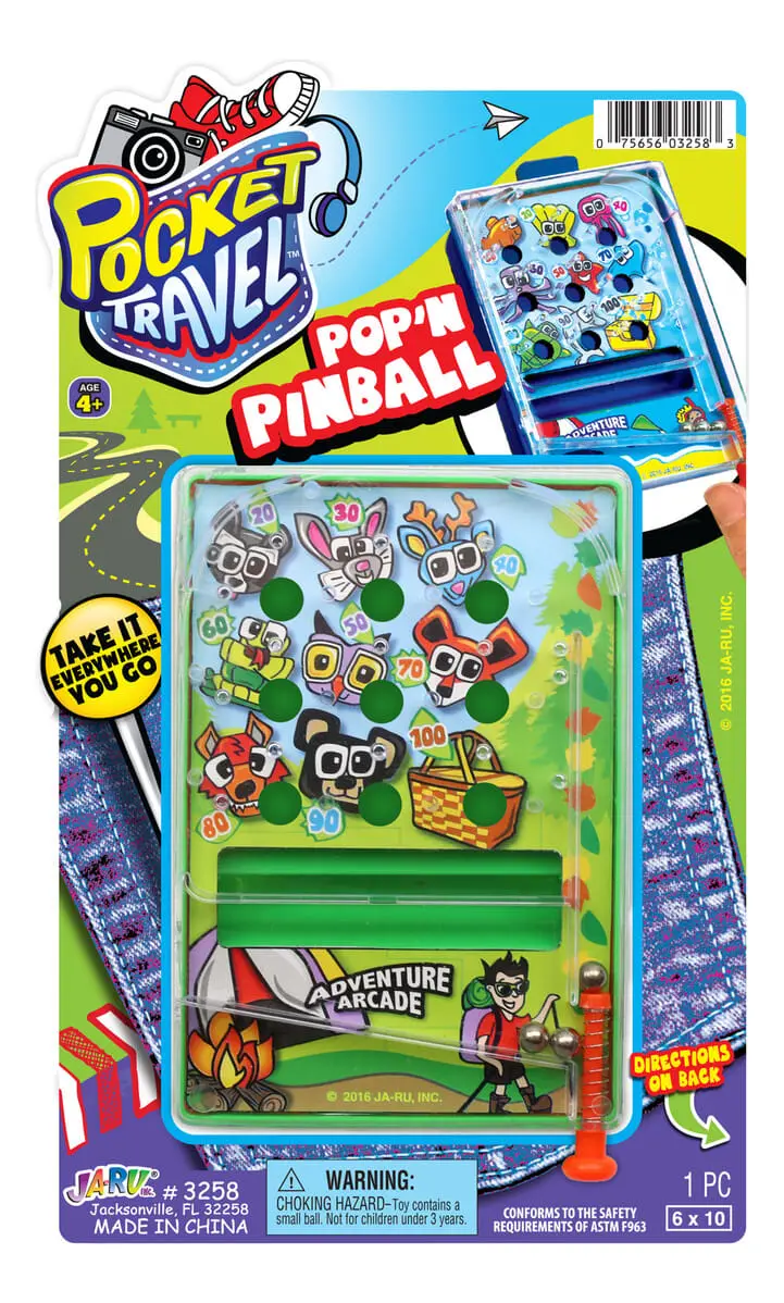 Pinball Portable Ja-ru Juego Infantil Diversion Niños Trex