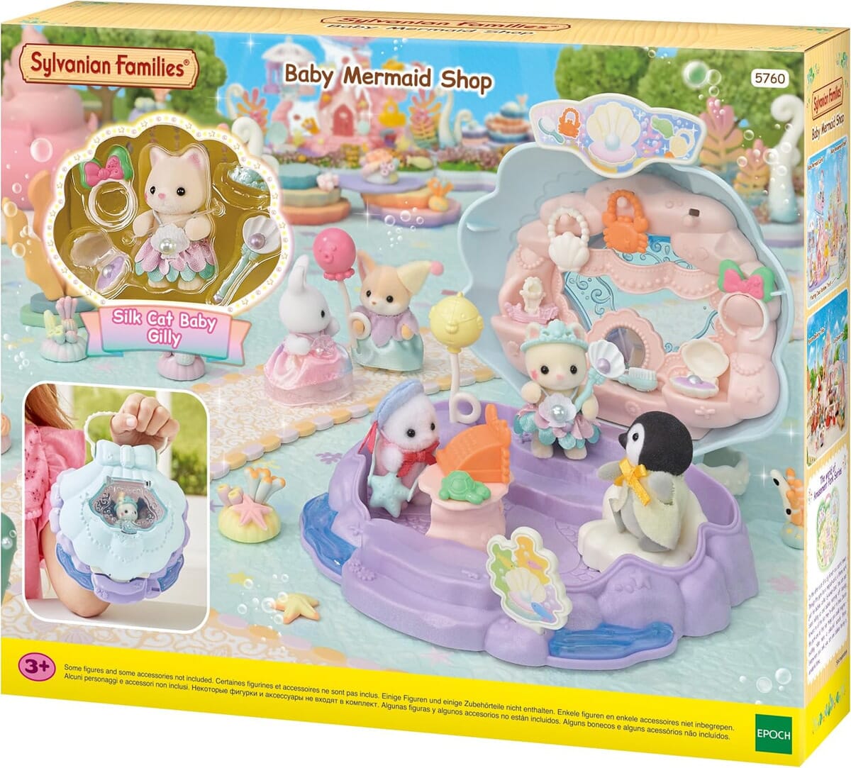 Sylvanian Families Tienda De Las Sirenas + Acc Ternurines