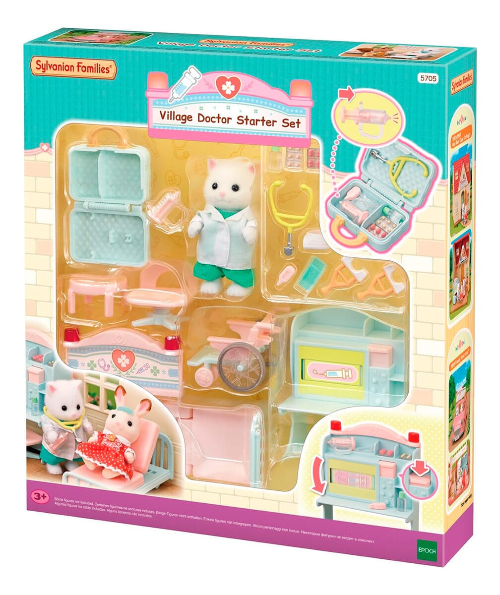 Sylvanian Families Doctora De Aldea Ternurines + Accesorios