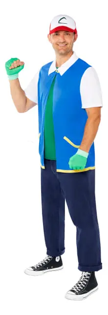 Disfraz Completo Ash Pokemon Adulto Cosplay Riethmueller