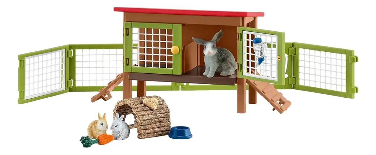 Figura Conejera 16pcs Schleich 42420 Trex