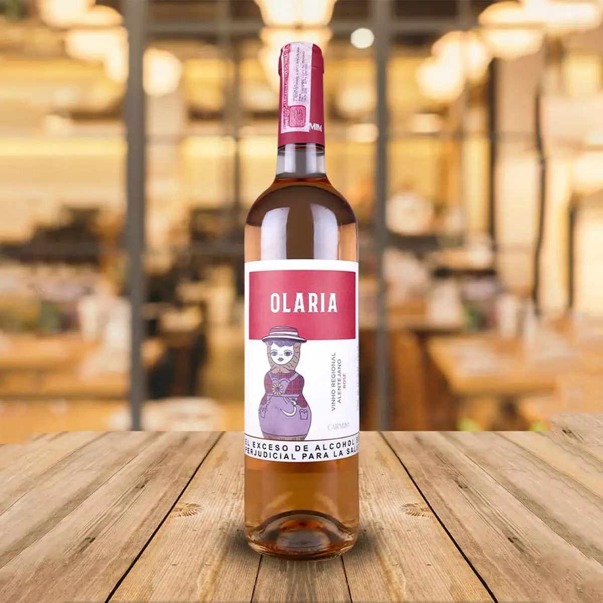 Vino Rosado Rosado Olaria Botella 750 Ml Importado Calidad
