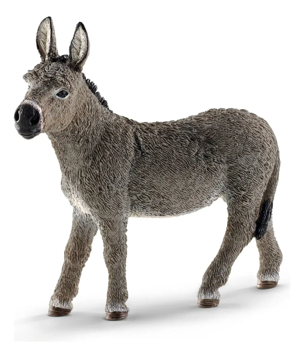 Figura Burro De Granja Schleich Farm World Gris Trex